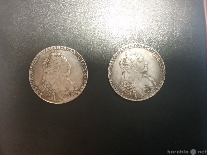Продам: Две серебренные монеты 1734 года