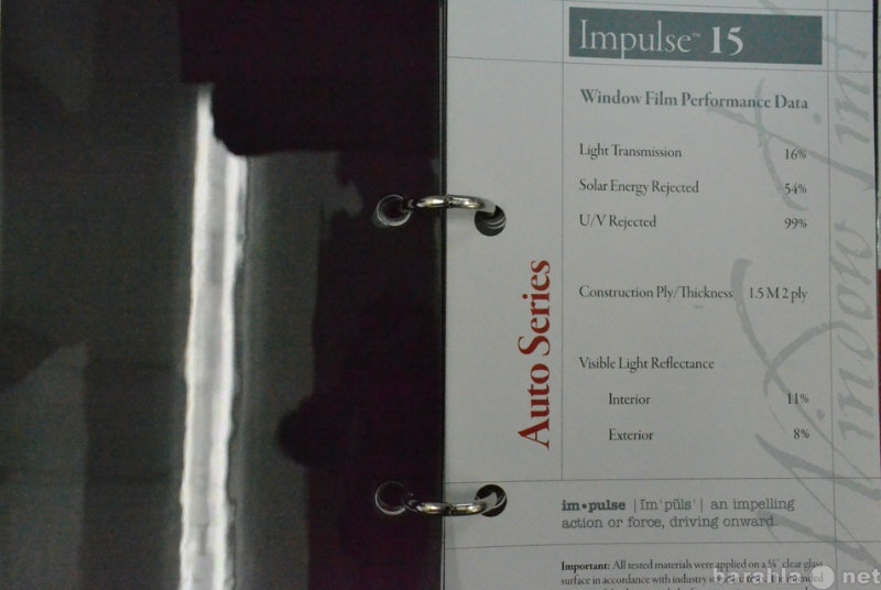 Продам: Тонировочная пленка ASWF - IMPULSE 15