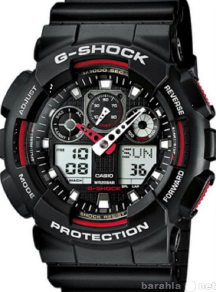Продам: Часы G-shock GA-100, черно-красные