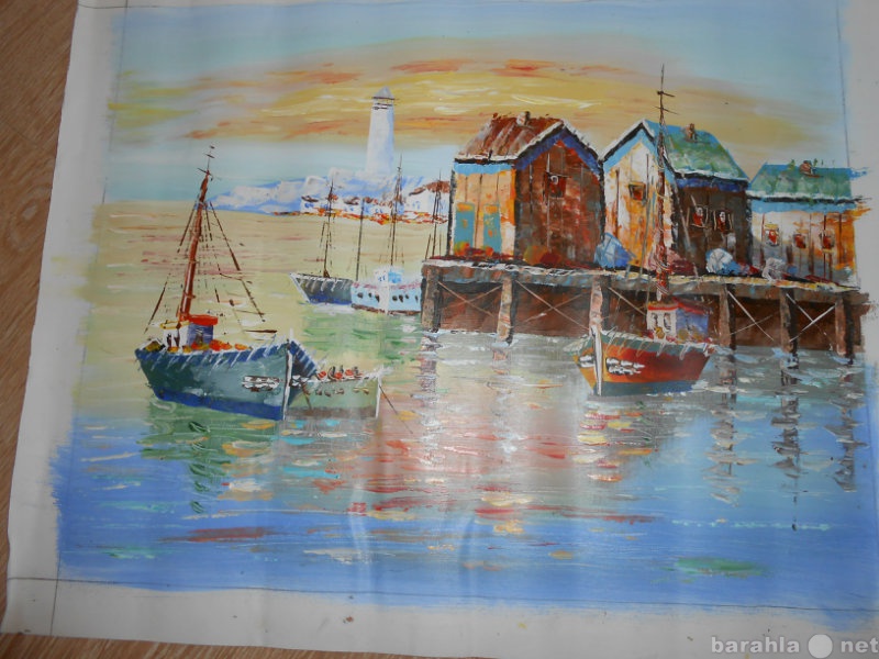 Продам: Картина "Рыбацкая пристань"