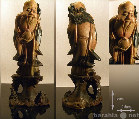 Продам: Монах (старец) с лотосом. Китай.
