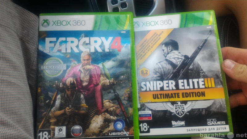 Продам: Farcry 4 и sniper elite 3