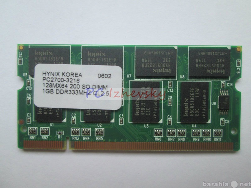 Продам: Для ноутбуков память SO-Dimm DDR 1GB
