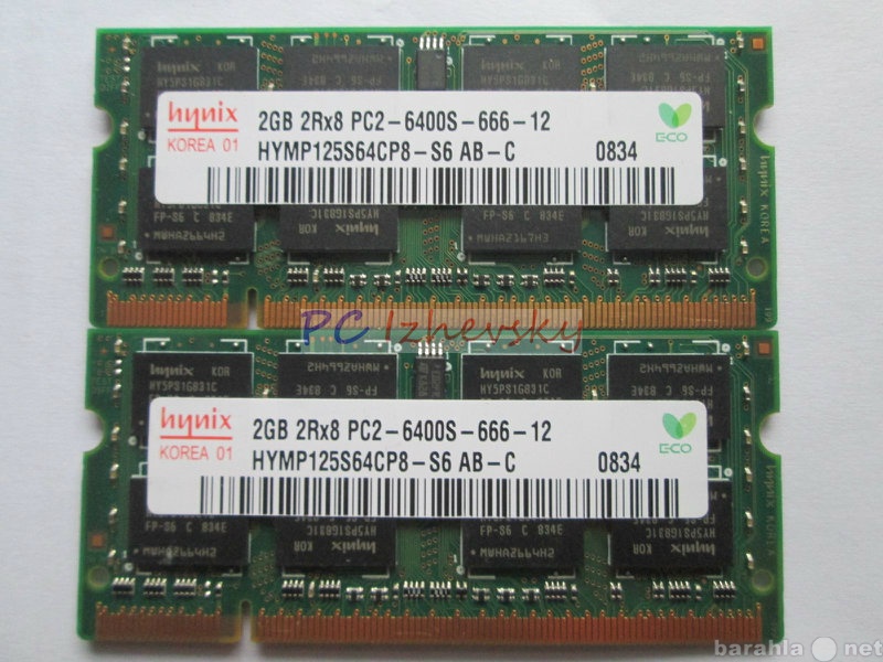 Продам: для ноутбука Hynix SO-Dimm DDR2-667 2GB
