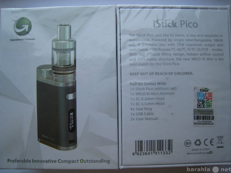 Продам: Eleaf iStick Pico TC 75W Mod Kit