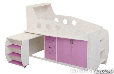 Продам: кровать чердак для девочки.розовая