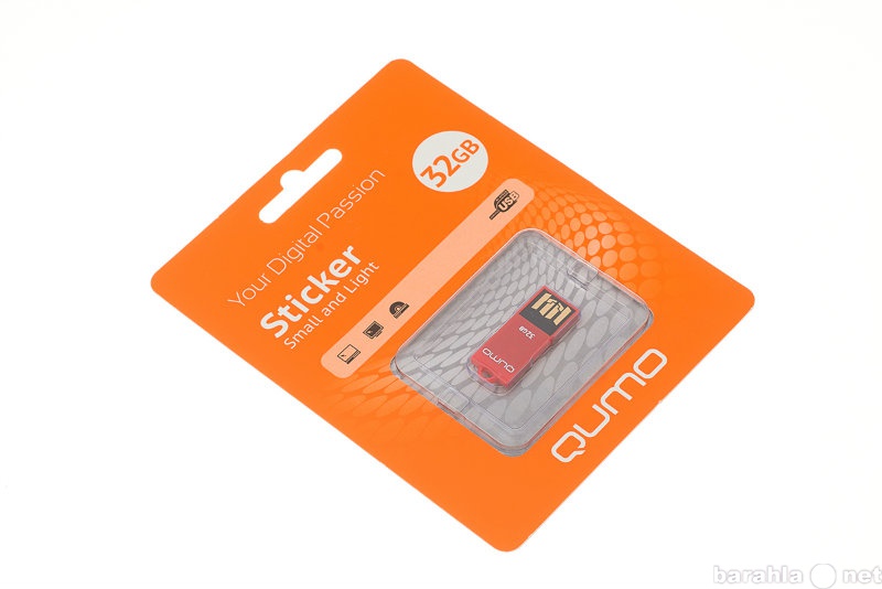 Продам: USB 32 Gb Qumo Sticker (red)