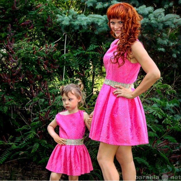 Предложение: Комплект розовый для мамы и дочки
