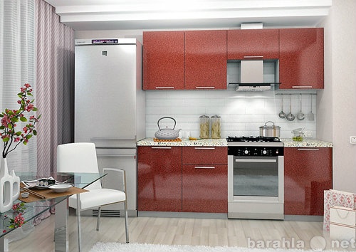 Продам: Кухонный комплект бордовый