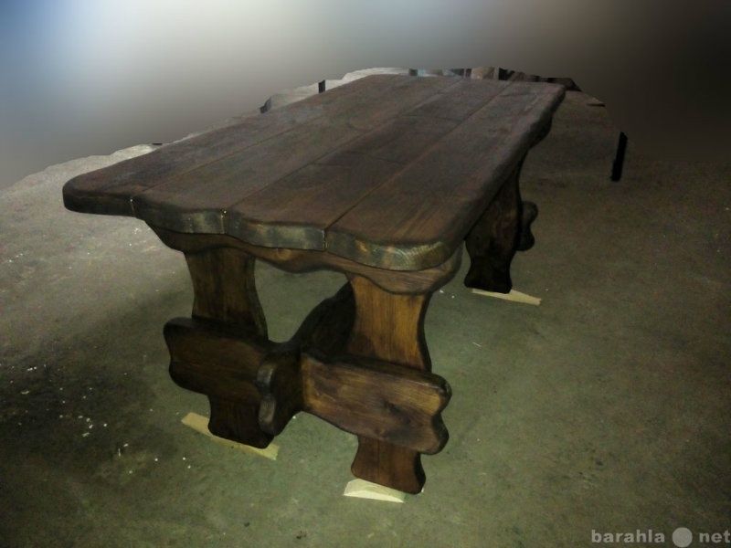 Продам: Стол кухонный из состаренного дерева
