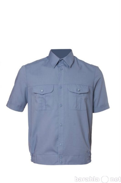 Продам: Рубашки  форменные серо-голубые