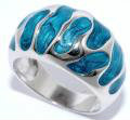 Продам: Продам кольцо серебряное с эмалью