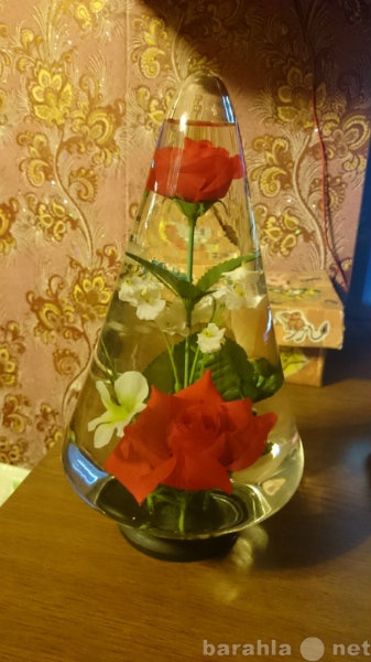 Продам: Декоративную колбу с цветами в воде