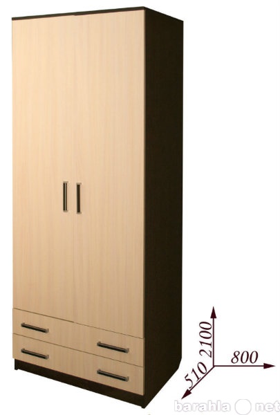 Продам: Шкаф распашной 2-створчатый ПШ-3.8