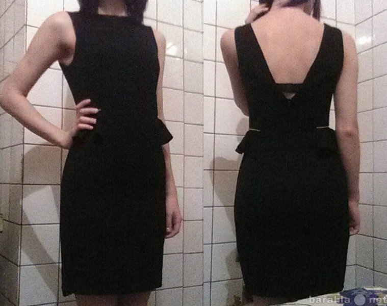 Продам: Платье с баской и вырезом на спине Zara