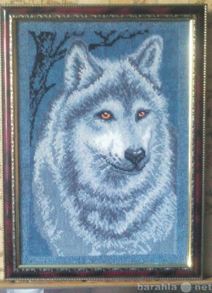 Продам: вышивка крестом "Волк"