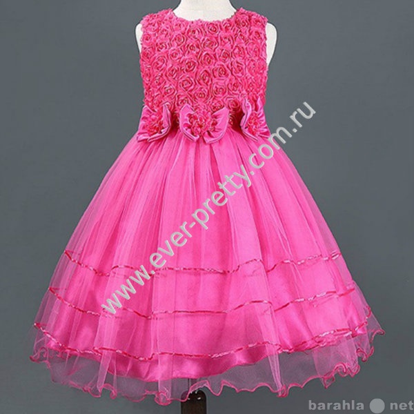 Продам: Детское платье ярко-розовое нарядное