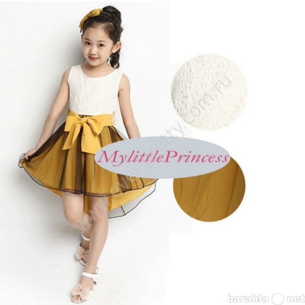 Продам: Детское платье желтое асимметричное