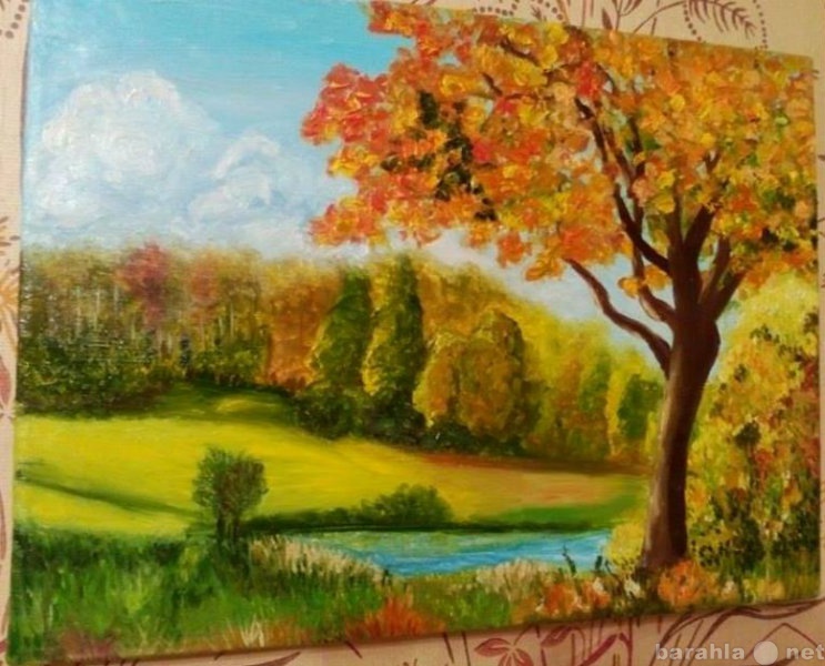 Продам: картина "Осень золотая" масл