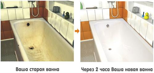 Предложение: Реставрация ванн, акриловый вкладыш.