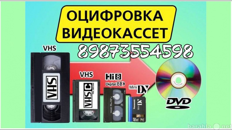 Предложение: Оцифровка видео-аудиокассет