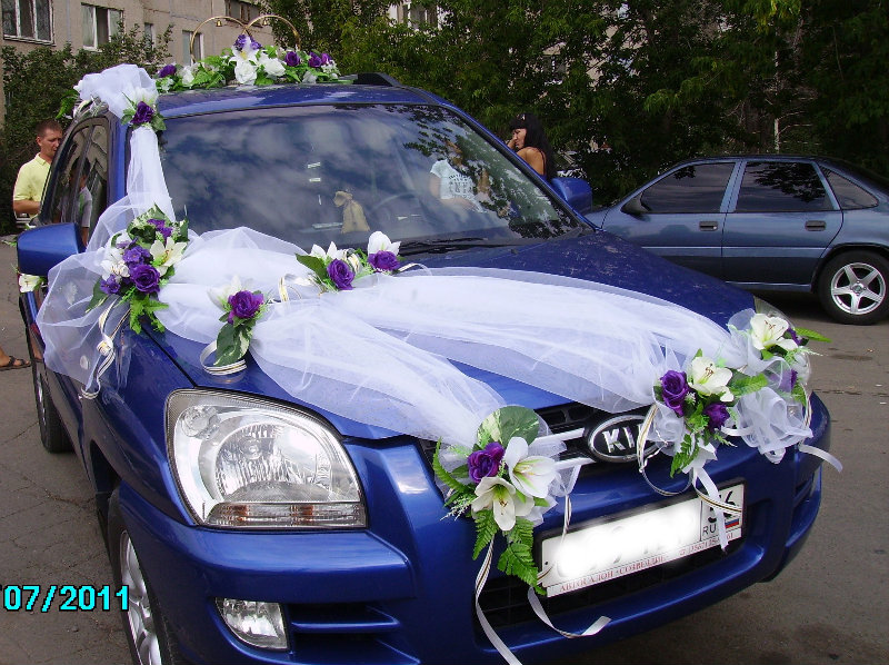 Предложение: Автомобили на свадьбу,украшения для авто