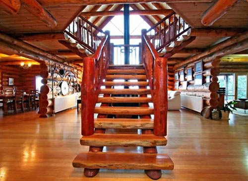 Предложение: Лестницы из дерева (бревна) на заказ