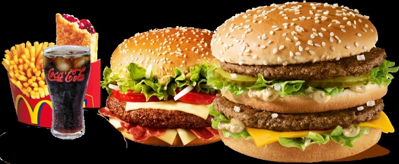 Предложение: Доставка из Макдональдс, Бургер Кинг,KFC