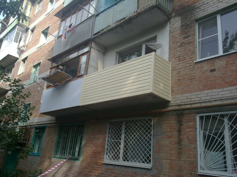 Предложение: Наружная отделка балконов и лоджий