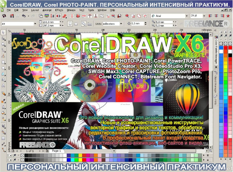 Предложение: CorelDRAW GS X6, Adobe Photoshop CS5.