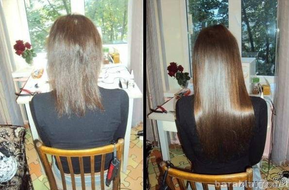 Предложение: Наращивание волос в день обращения.