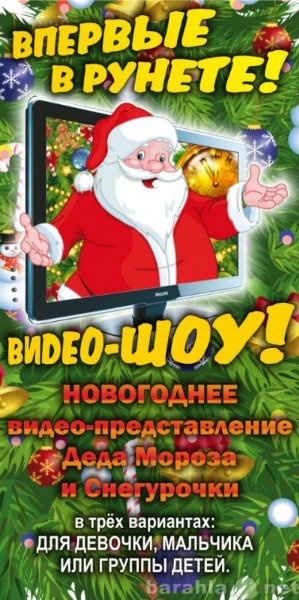 Предложение: Видео-поздравление Деда Мороза и Снегуро