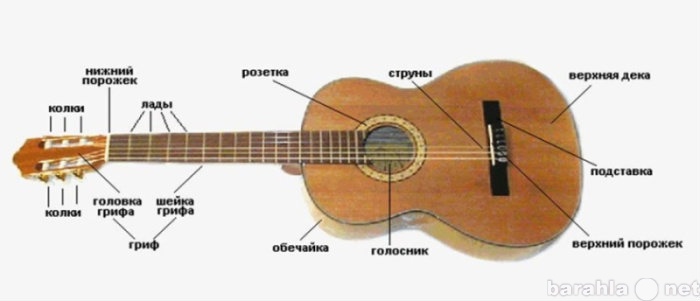 Предложение: Уроки игры на классической гитаре