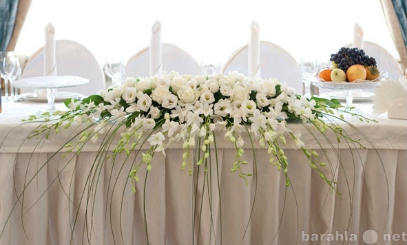 Предложение: декор стола жениха и невесты
