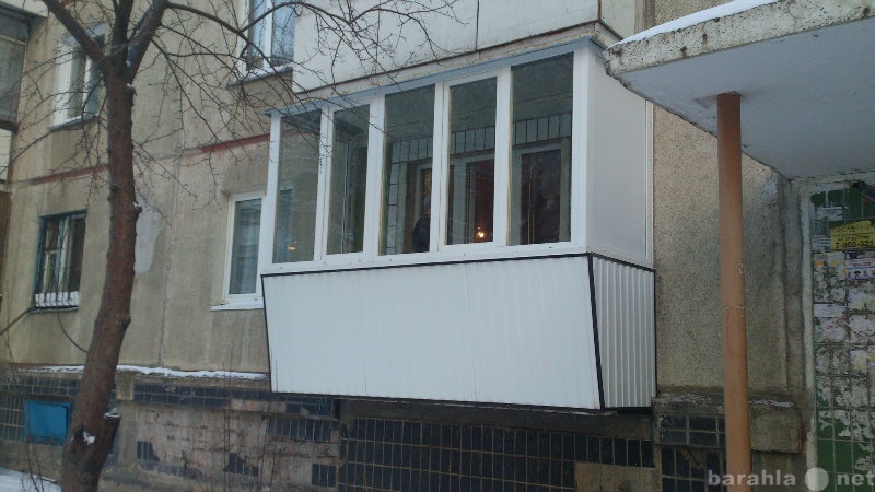 Предложение: Отделка балконов, установка окон.