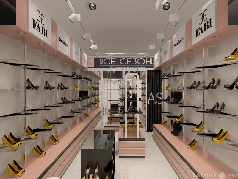 Предложение: Дизайн интерьера магазина обуви