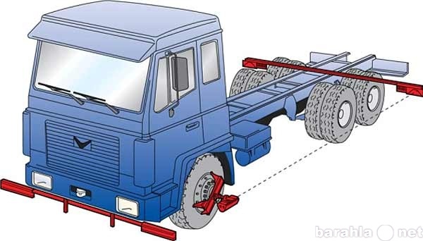 Предложение: Развал-сход на 4-х осных грузовых авто