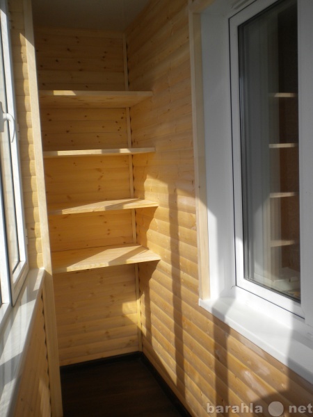 Предложение: Балкон (отделка, полки, шкафы, лианы)