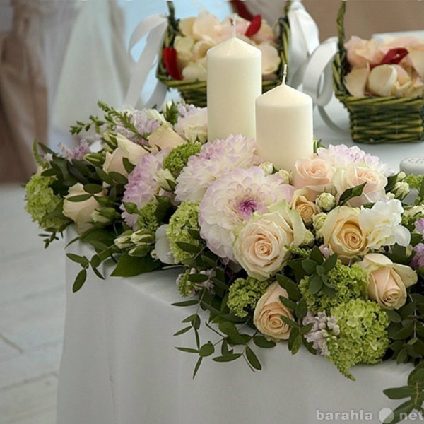 Предложение: Украшение свадеб цветами