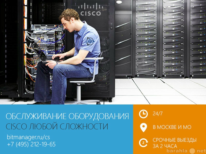 Предложение: Обслуживание оборудования Cisco в Москве