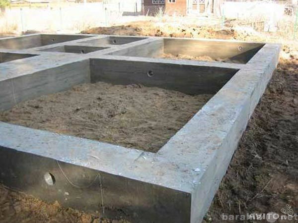 Предложение: Фундаменты и любые бетонные работы.