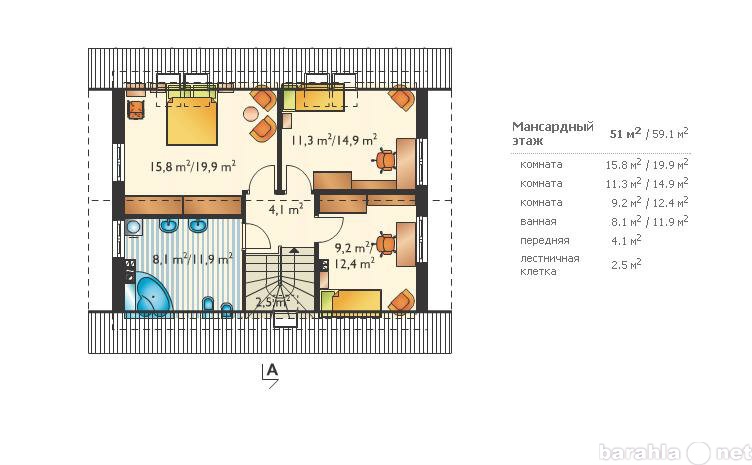 Предложение: Проект    дом      131 кв.м          № 9