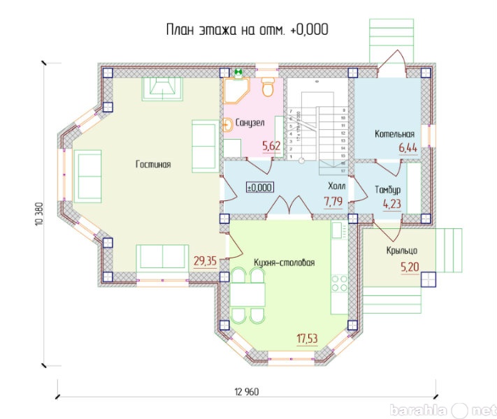 Предложение: К-023    Проект    дома 190 кв.м.     №