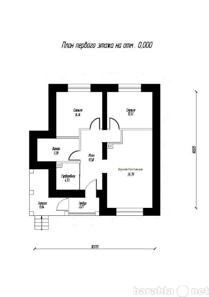Предложение: Проект    дома    88 кв.м.   №50