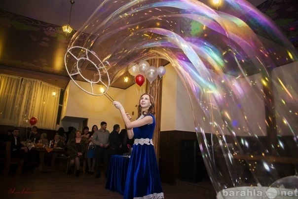 Предложение: Шоу гигантских мыльных пузырей