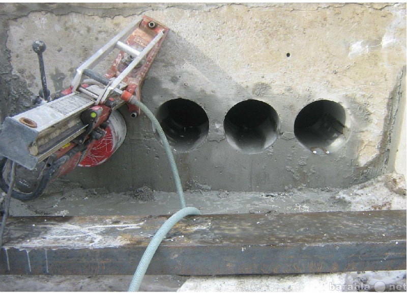 Предложение: Алмазное сверление бурение железо-бетона