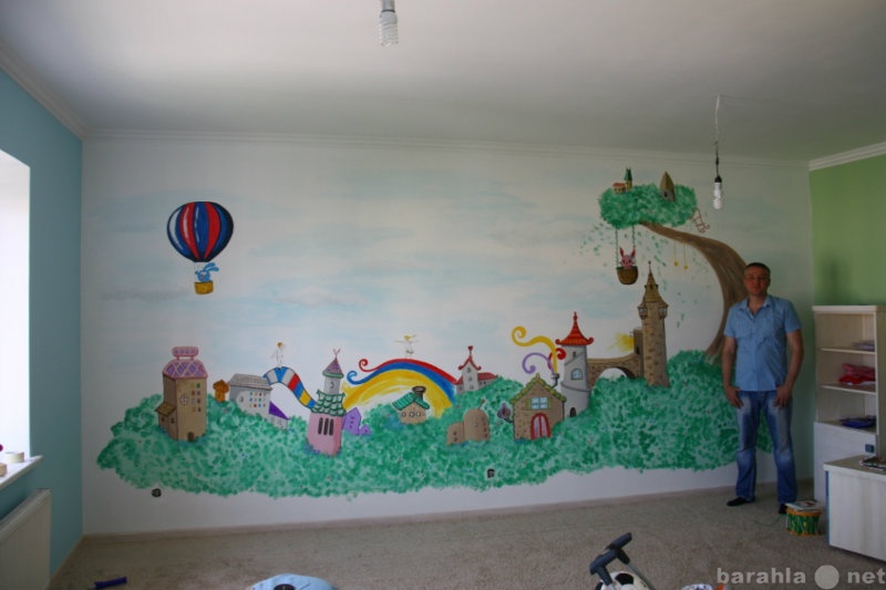 Предложение: Художественная роспись стен, детских.