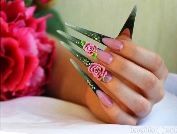 Предложение: наращивание  ногтей  ресниц  волос 500р.