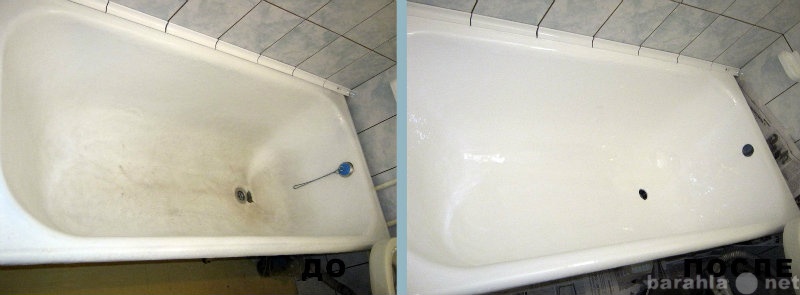 Предложение: Реставрация ванны наливным акрилом