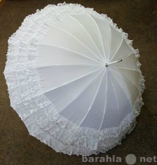 Предложение: Свадебный зонт от дождя белый напрокат